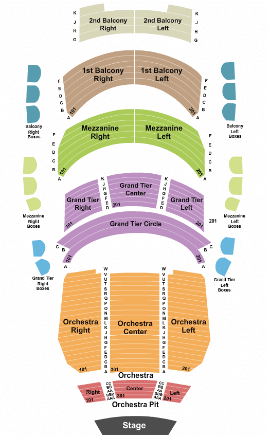 Belk Theatre Les Miserables Seating Chart